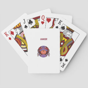 Roze Kanker, sterrenbeeld, sterrenbeeld afdruk Pokerkaarten