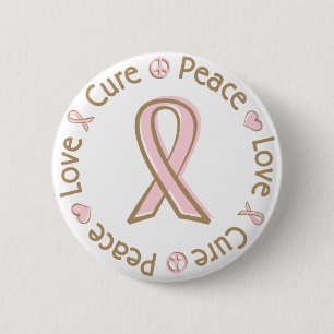 Roze Kanker van de Borst van de Behandeling van de Ronde Button 5,7 Cm