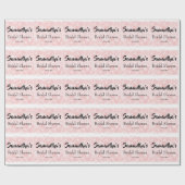 Roze Kant Trouwfeest Inpakpapier (Vlak)