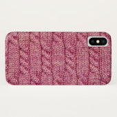 Roze kantelnit Case-Mate iPhone case (Achterkant (horizontaal))