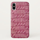 Roze kantelnit Case-Mate iPhone case (Achterkant)