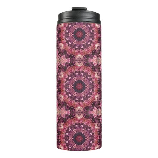 roze kanteltje thermosbeker (Voorkant)