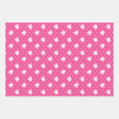 Roze kasteelpatroon inpakpapier vel (Voorkant 2)