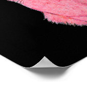 Roze Kat heeft Psychedelic Thoughts Poster (Hoek)