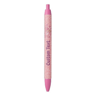 Roze kat met Violin Red Ink Pen