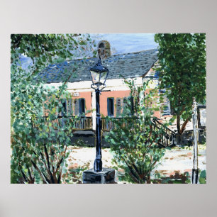 Roze katoen bij plaatsing poster