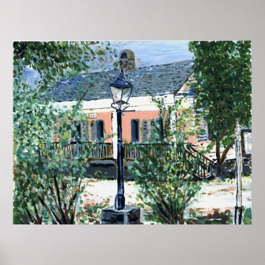 Roze katoen bij plaatsing poster (Voorkant)