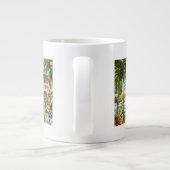 Roze katoen van de bay I Extra Grote Beker (Achterkant)