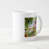 Roze katoen van de bay I Extra Grote Beker (Voorkant rechts)