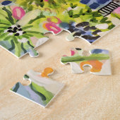 Roze katoen van de bay I Legpuzzel (Zijkant)