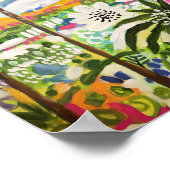 Roze katoen van de bay I Poster (Hoek)