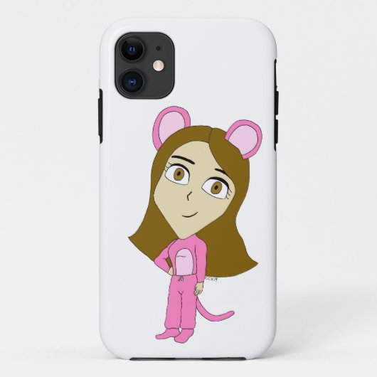roze katster Case-Mate iPhone case (Achterkant)