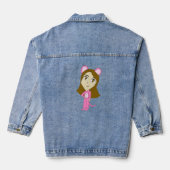 roze katster denim jacket (Achterkant)