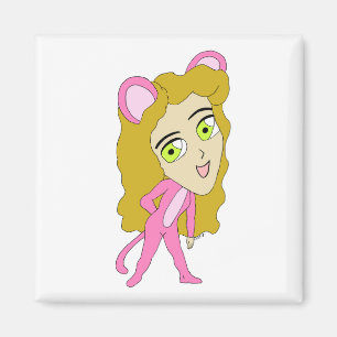 roze katster magneet