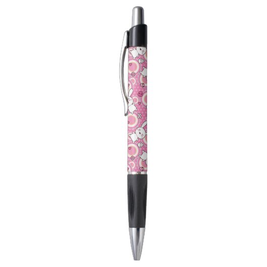roze kawaï - patroon pen (Top (Verticaal))