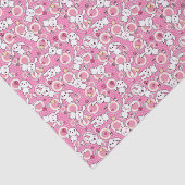 roze kawaï - patroon tissuepapier (Detail)