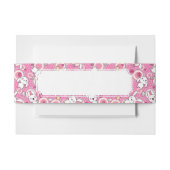 roze kawaï - patroon uitnodigingen wikkel (Voorkant Voorbeeld)