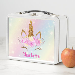 Roze Kawaii Eenhoorn Kat Holografische Regenboog
