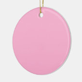 Roze Keramisch Ornament (Links)