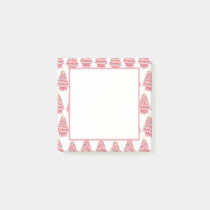 Roze Keramische nota's voor kerstbomen Post-it® Notes