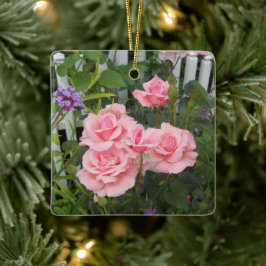 Roze keramische siersteen keramisch ornament