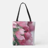 Roze kersbloesems - tas (Achterkant)
