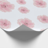 Roze kersen bloemen. Naadloos patroon. Sakura Cadeaupapier (Hoek)