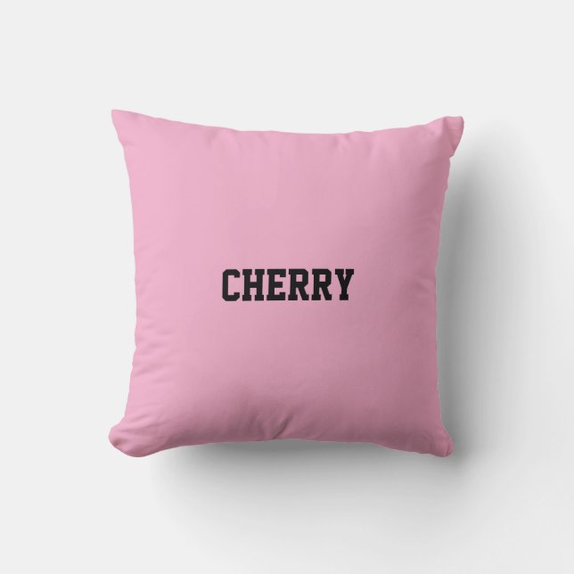 Roze Kersen Decoratie  Kussen (Voorkant)