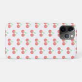 Roze Kersen Patroon Case-Mate iPhone Case (Achterkant (horizontaal))