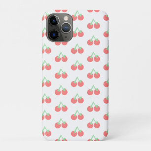 Roze Kersen Patroon iPhone 11 Pro Hoesje