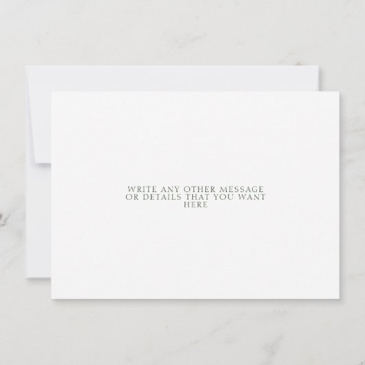 Roze kersenbloesem bloem verander de datum save the date (Achterkant)