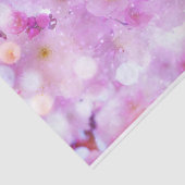 Roze Kersenbloesem Bloemen Foto Tissuepapier (Detail)