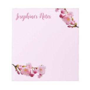 Roze Kersenbloesem Bloemen Sakura Lente Bloemen Notitieblok