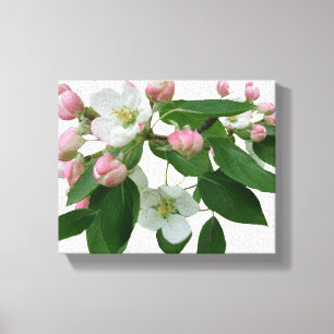  roze kersenbloesem bloesem mooi modern canvas afdruk