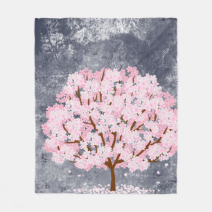 Roze Kersenbloesem Boom Deken Worp Aesthetische S