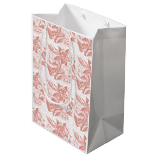 Roze Kersenbloesem tak cadeau tas Medium Cadeauzakje