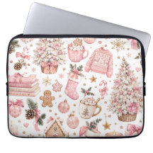 Roze Kerst Esthetisch Kerstpatroon