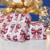 Roze Kerst Geplaagd Sneeuwvlokken Boog Patroon