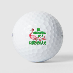 Roze kerst golfballen