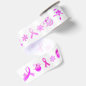 Roze kerst met lint (Achterkant)