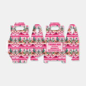 Roze Kerst Notenkraker Ballerina Kids Verjaardag Bedankdoosjes (Uitgevouwen)