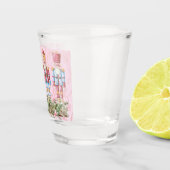 Roze Kerst Notenkraker Trio Shot Glas (Rechts)