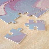  Roze Kerst Ornament Retro Puzzel (Zijkant)