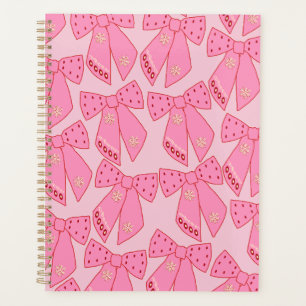 Roze kerstbogen planner