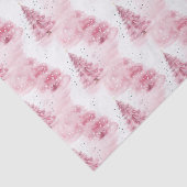 Roze kerstbomen tissuepapier (Detail)