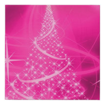 Roze kerstboom