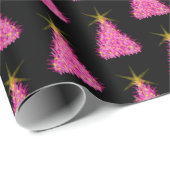 Roze kerstboom inpakpapier (Rol Hoek)