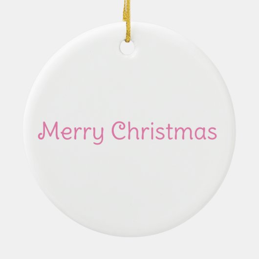 Roze kerstboom Ornament (Achterkant)