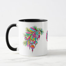 Roze kerstboom ornament esthetisch