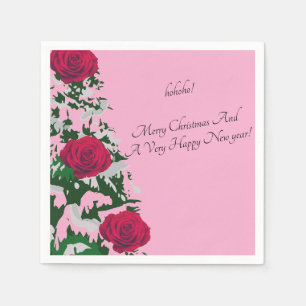 ROZE KERSTBOOM SERVET